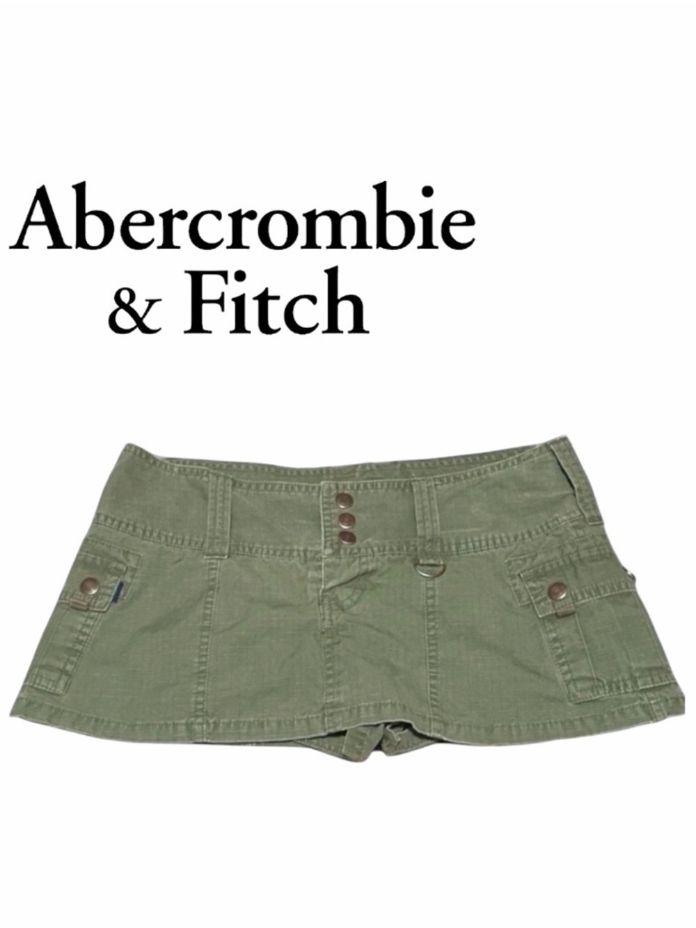 A&F | Olive Cargo Skirt